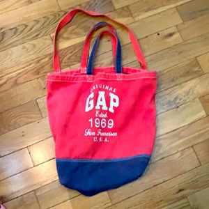 Gap canvas tote
